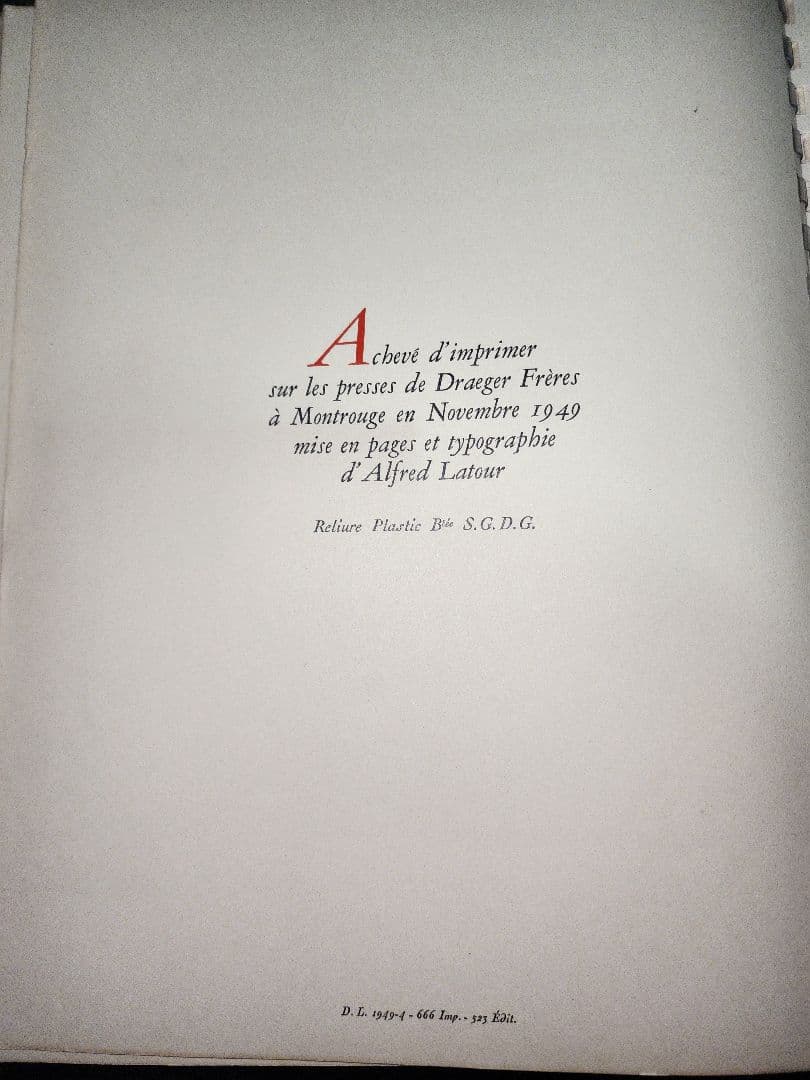 PARISのNICOLAS社。フランス のワインリスト。 1928-1945 - メルカリ