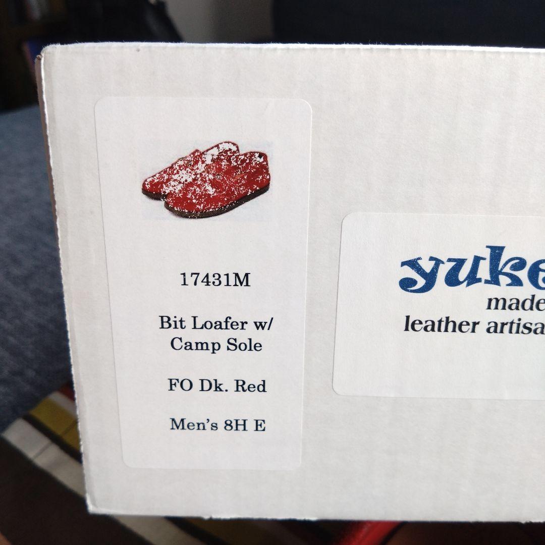 YUKETEN】美品 Bit Loafer w/Camp Sole スエード赤 - メルカリ