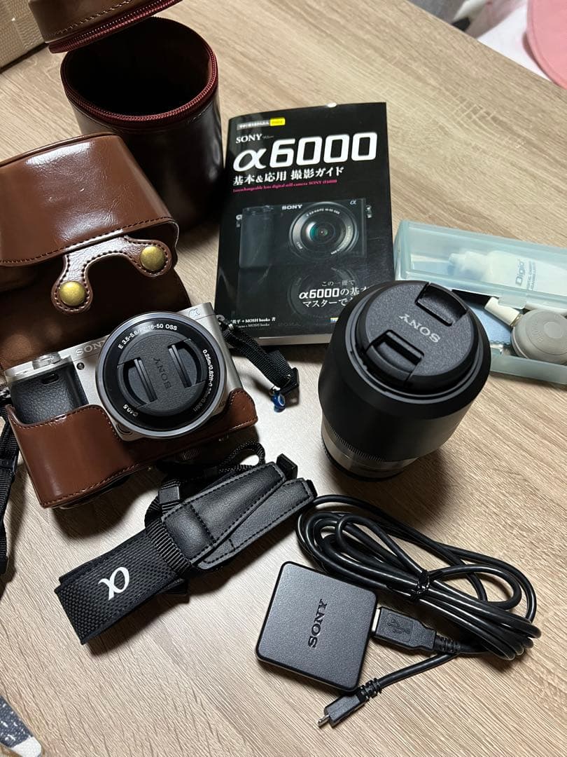 ♡プレゼント付き♡ SONY α6000 ミラーレスカメラ セット α（ソニー） ソニー SONY α6000 ILCE-6000 レンズセット シルバー