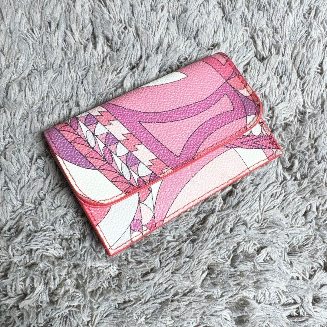 美品】EMILIO PUCCI エミリオプッチ カードケース 名刺入れ - メルカリ