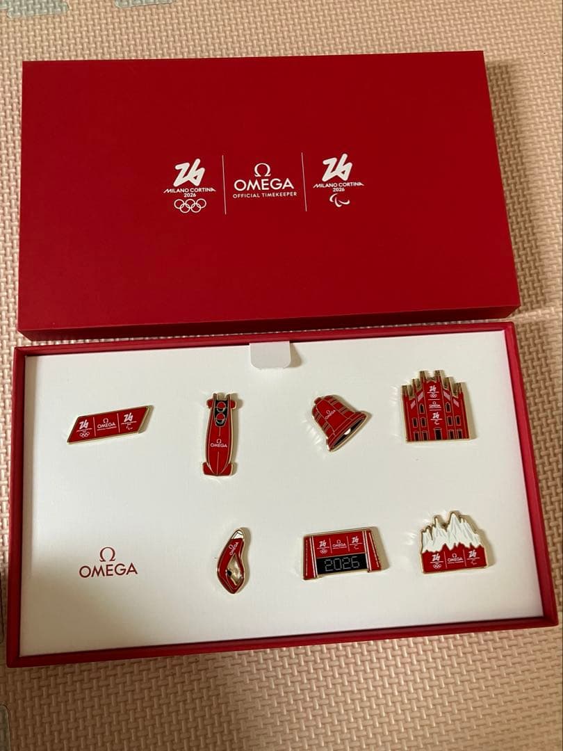 本日限定価格 非売品 OMEGA オリンピック ピンバッジセット 2026