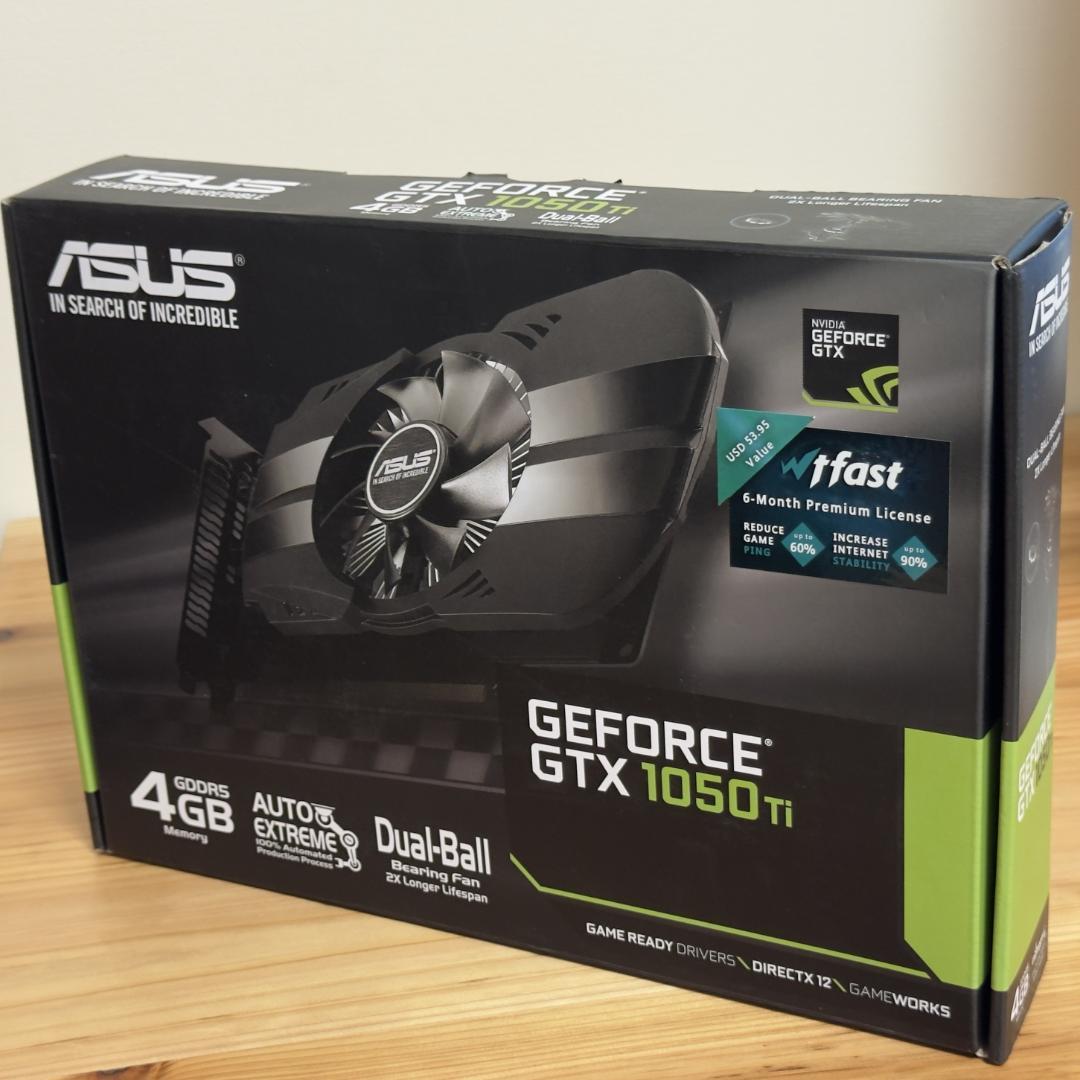 [箱・付属品あり] ASUS GeForce GTX 1050 Ti 4GB cb216310-29fc-4297-a3d8-