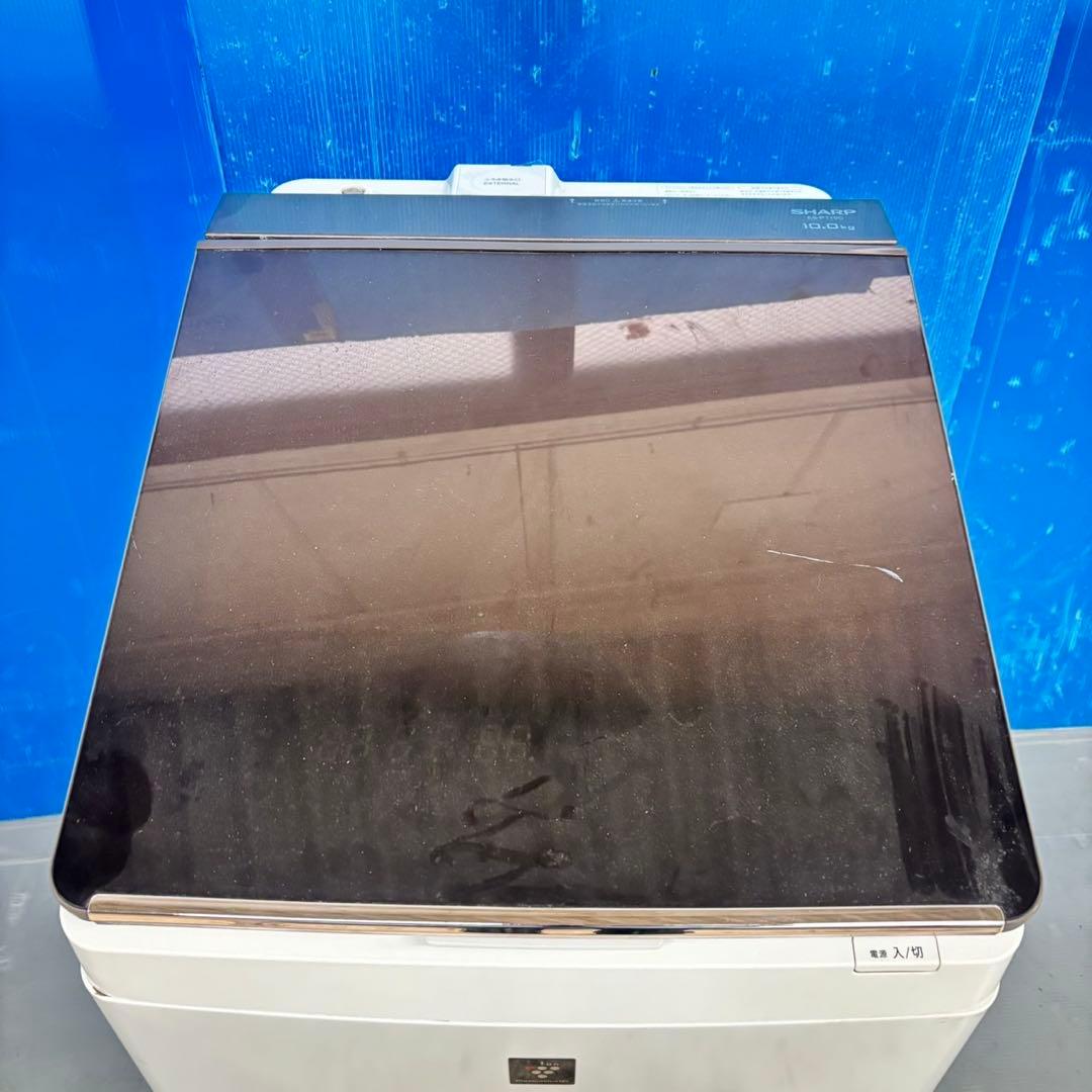 502 SHARP乾燥付き 洗濯機 10/5kg 小型 家庭用 ブラウンカラー
