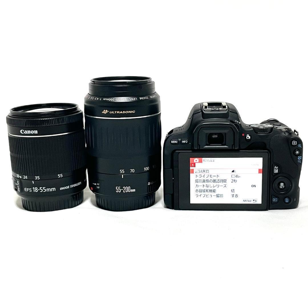 運動会に最適❣️ Canon Kiss X9 高速STM/USM Wレンズセット