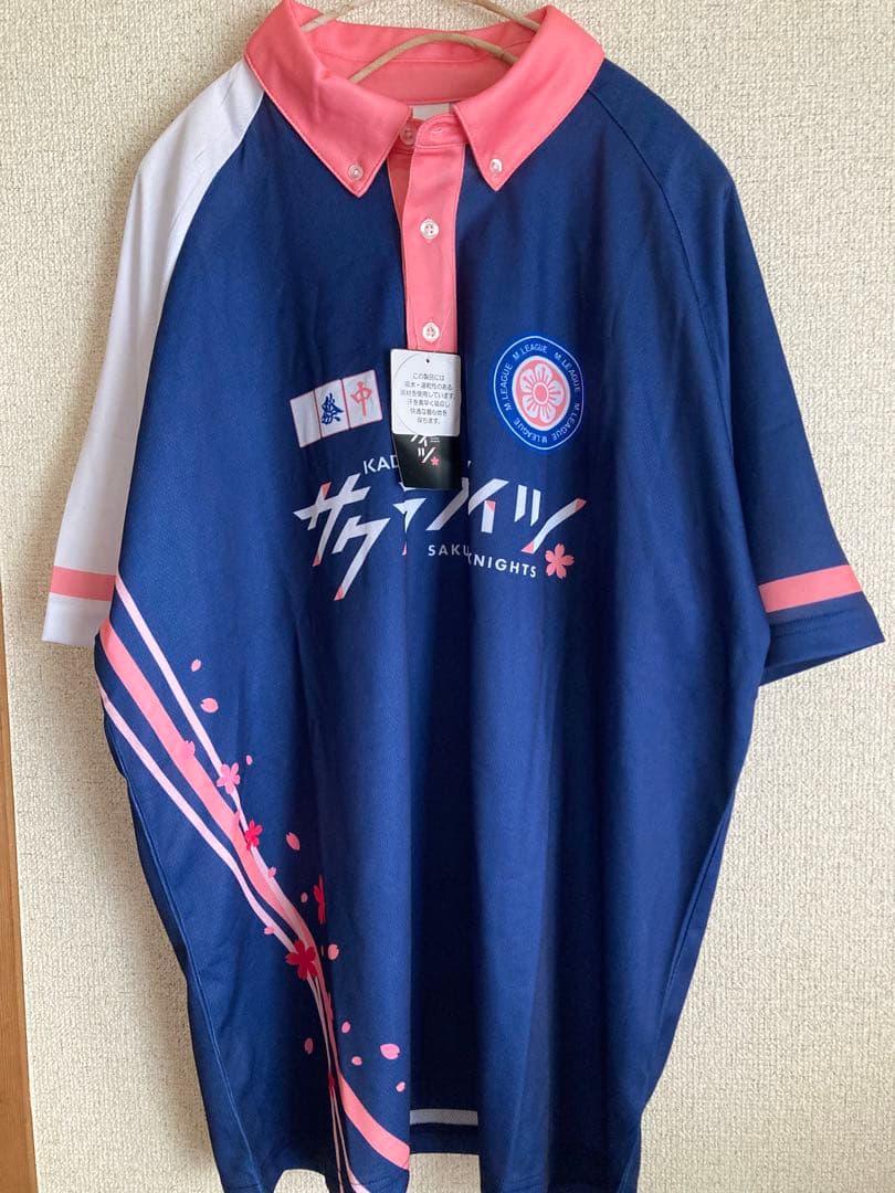 サクラナイツ ポロシャツ L ネイビー しまむら コラボ Mリーグ - メルカリ