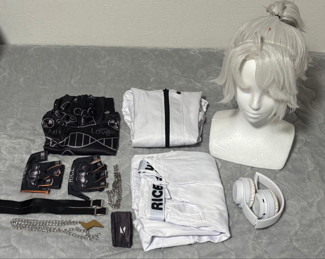 匿名配送】第五人格 Bduck ルカ 囚人 コスプレ ウィッグ 衣装 セット