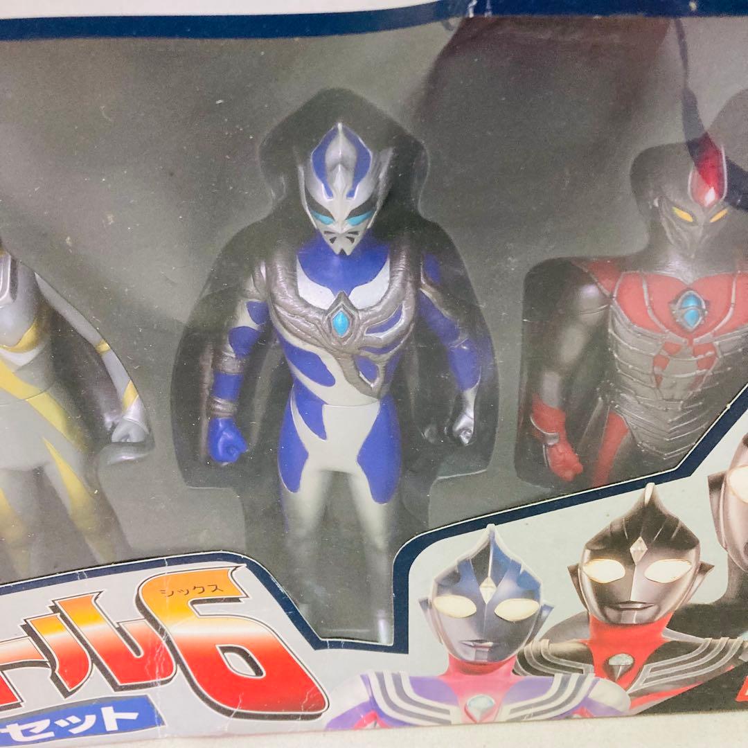 未開封品】ウルトラマン フィギュア ティガバトル6 超古代戦士セット
