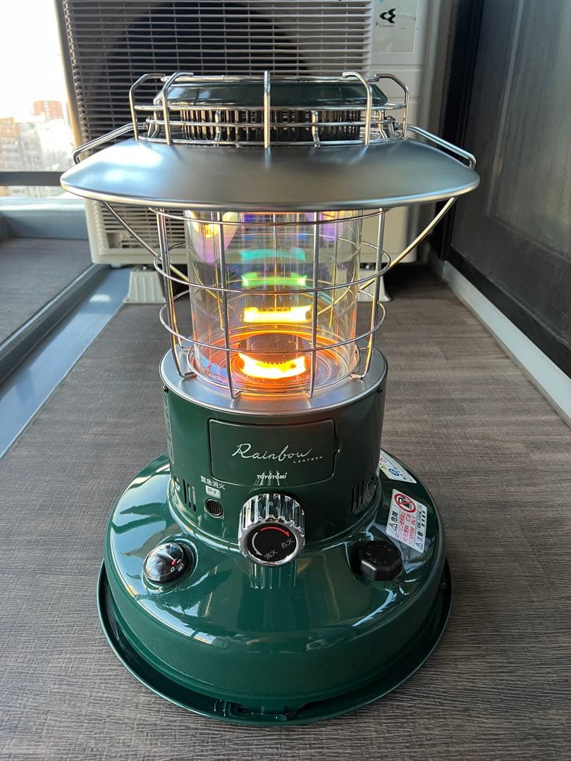 レインボー ストーブ RL-250 グリーン SNOWPEAK 収納バッグ付 - メルカリ