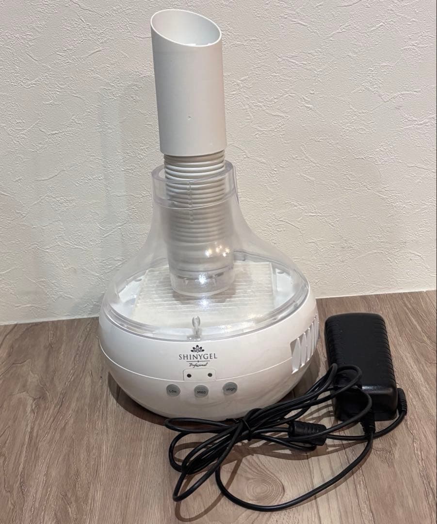 【再出品】SHINYGEL 集塵機 コードレス SHINYGEL Professional：コードレスダストコレクター（充電式ネイル
