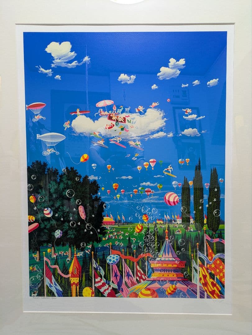 ヒロ・ヤマガタ作シルクスクリーン「スカイフェスティバル」 - メルカリ