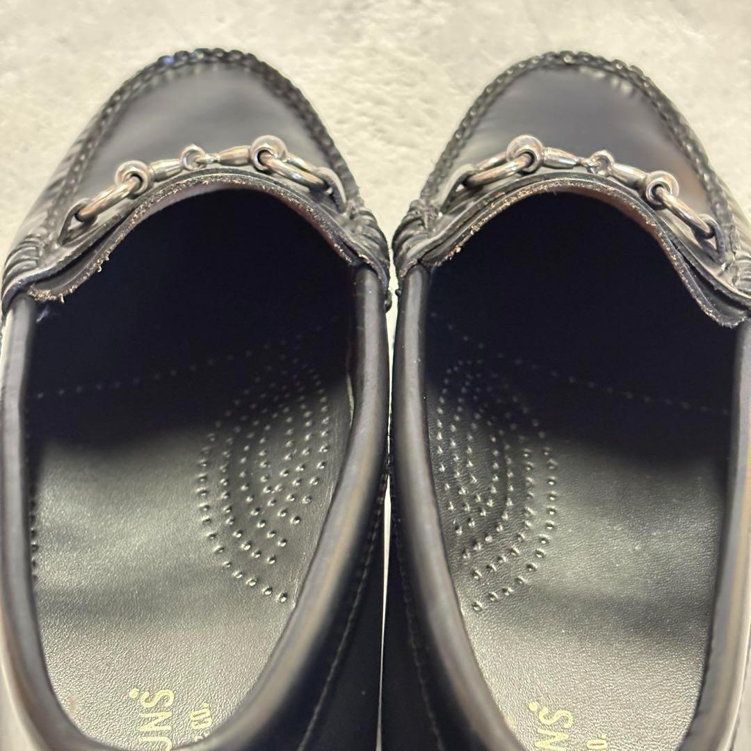 美品　ジーエイチバス　G.H.Bass (37) 革靴　ビットローファー　レザー