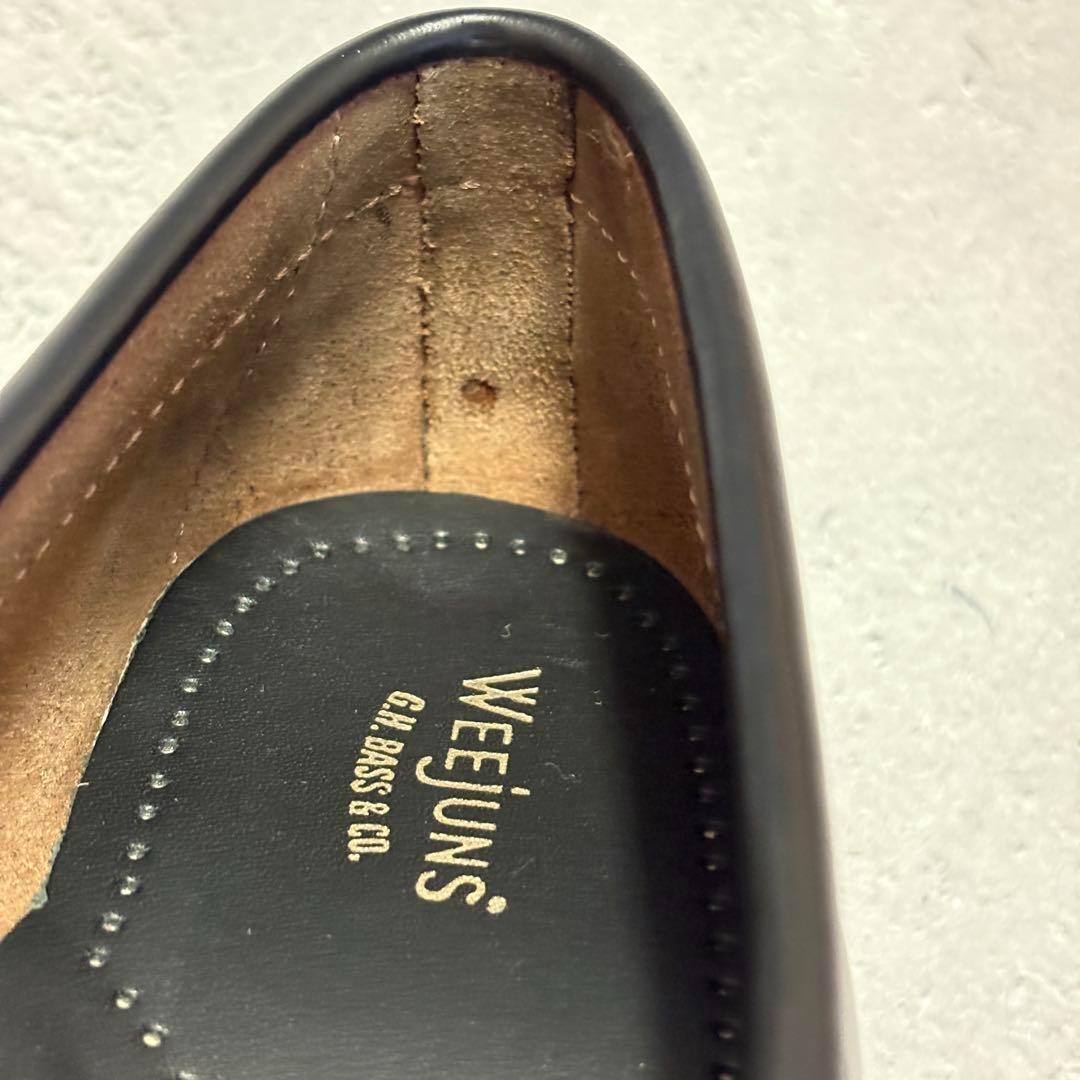 美品　ジーエイチバス　G.H.Bass (37) 革靴　ビットローファー　レザー