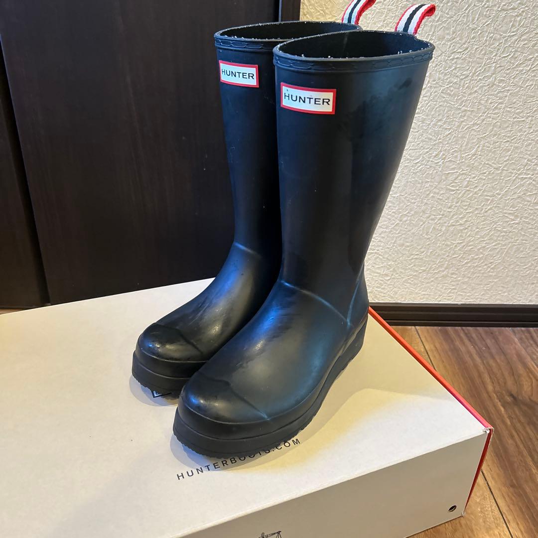 HUNTER ブラック長靴 - メルカリ