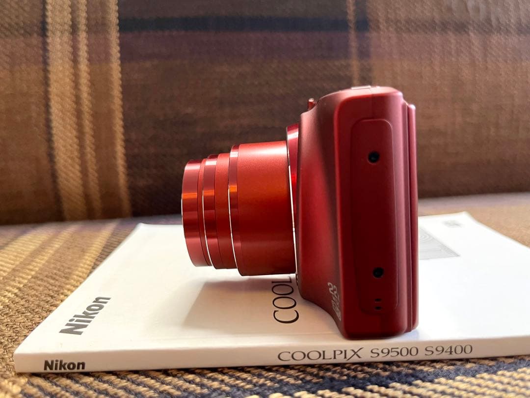 Nikon COOLPIX S9500 ヴェルヴェットレッド Wi-Fi 美品
