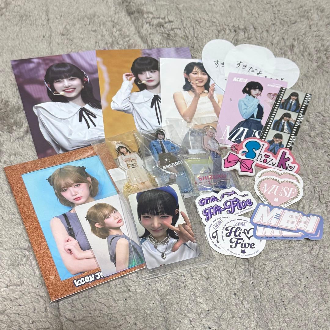 ME:I 飯田栞月 KCON LA トレカ アクスタ フォトフレーム ステッカー