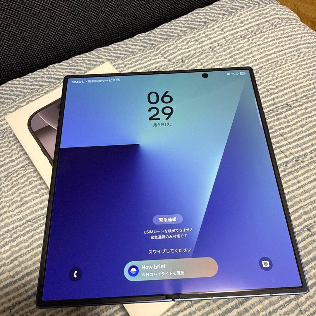 a*c様 [オークション]Galaxy Fold7 256GB SIMフリー3ヶ SIMフリー】Galaxy Z Fold7 512GB Silver Shadow Samsung｜サムスン
