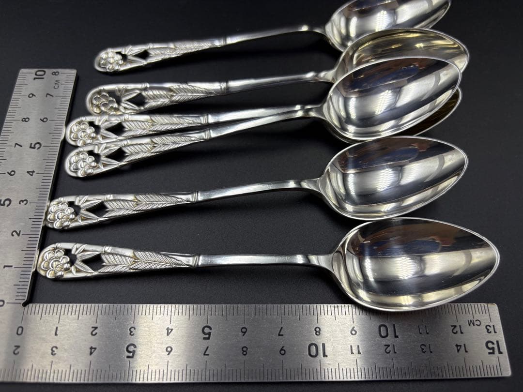 宮本商行 カトラリーセット 銀製 スプーンセット〈6本セット〉 99g