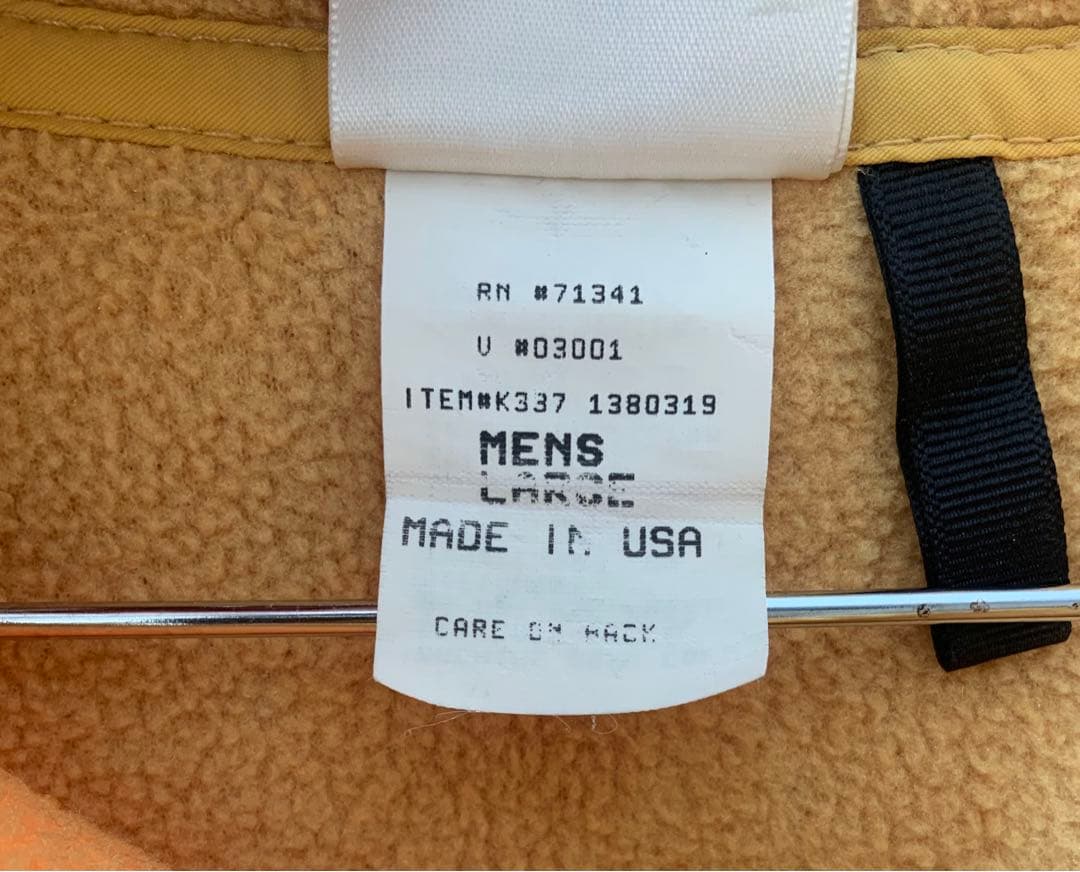 80s L.L.Bean スナップT フリースプルオーバー L USA製