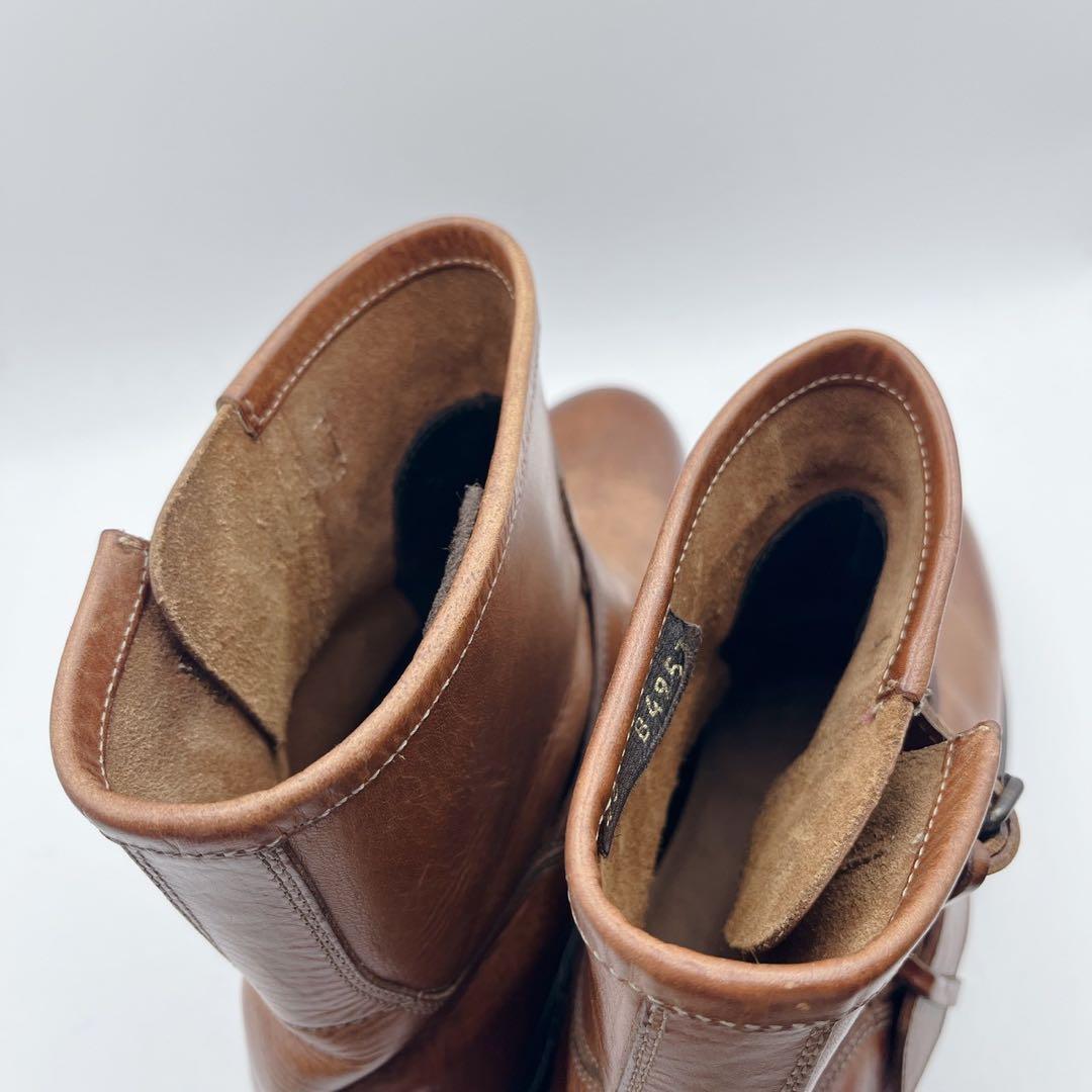 美品✨希少❗️ブッテロ エンジニアブーツ ベルト ビブラムソール