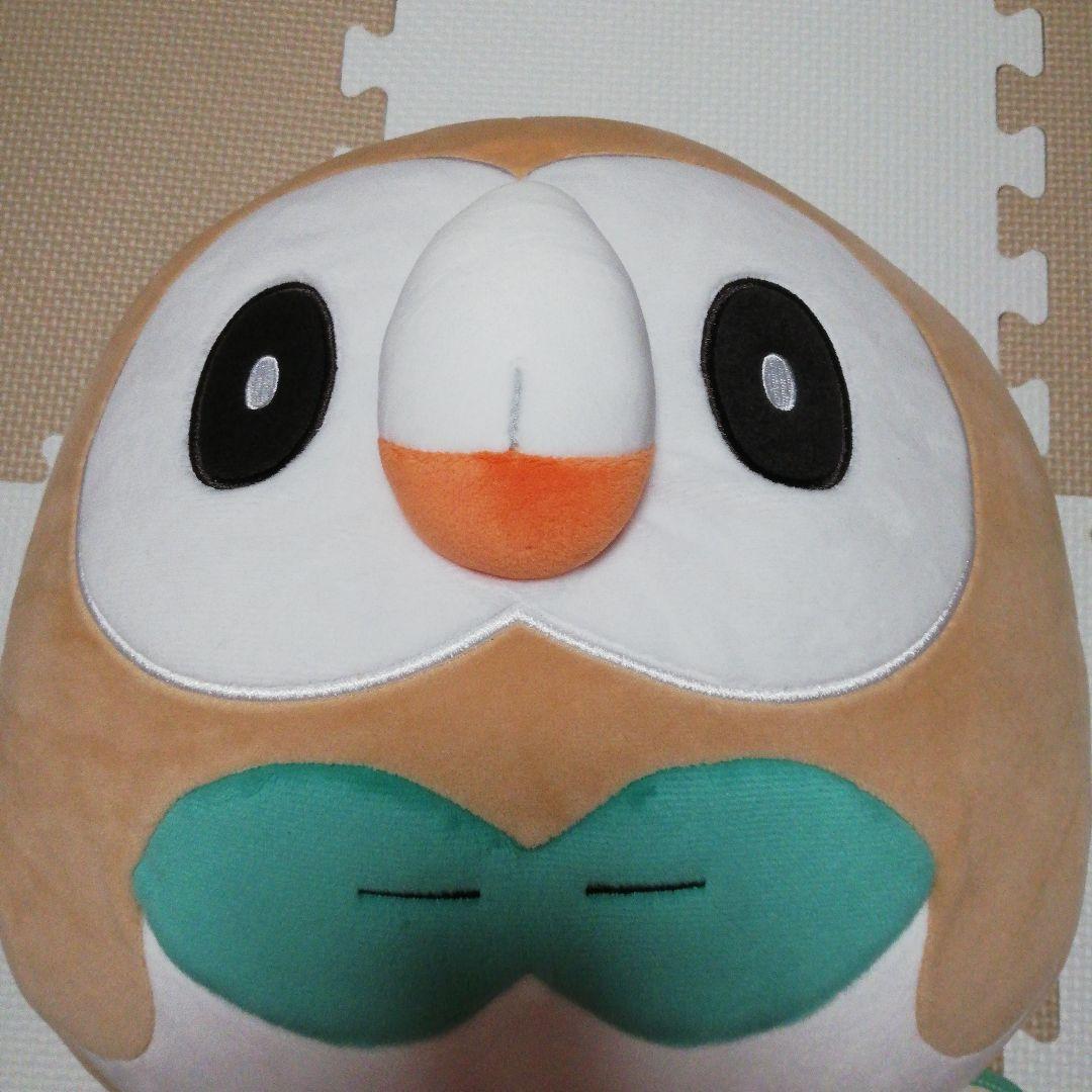 新品】モクロー ぬいぐるみ もっちりまんまるクッション - メルカリ