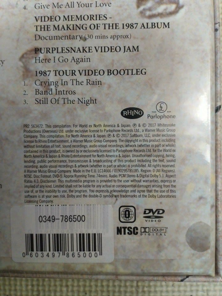 ホワイトスネイクDVD 海外版？ 白蛇の勲章 30周年記念 未開封品 - メルカリ