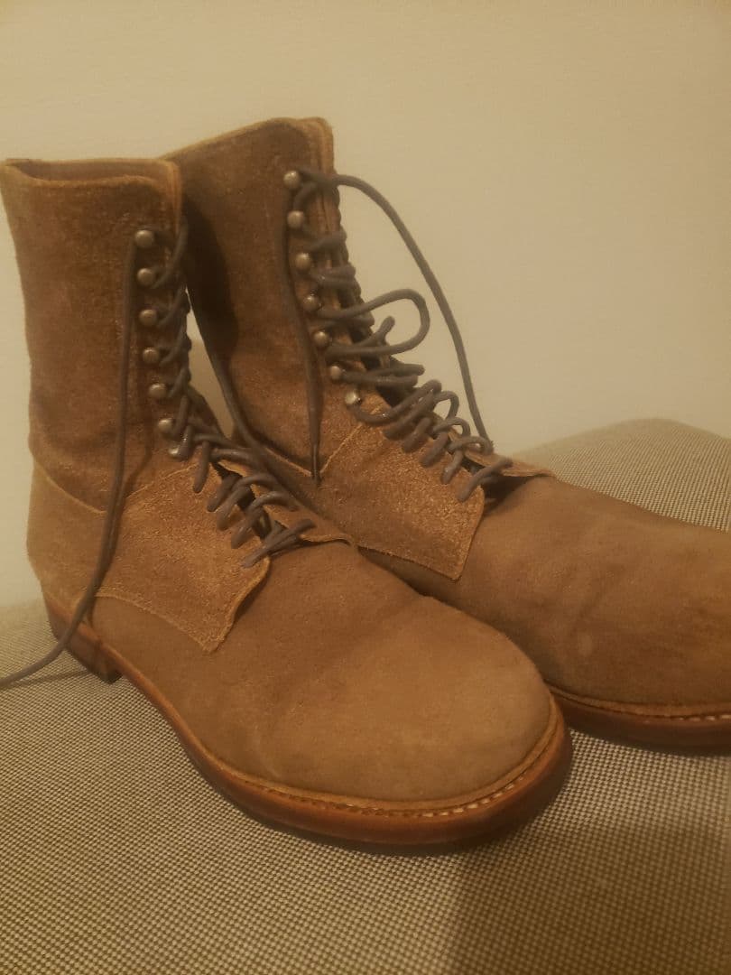 MIHARA YASUHIRO レースアップブーツ スエード 27.5cm