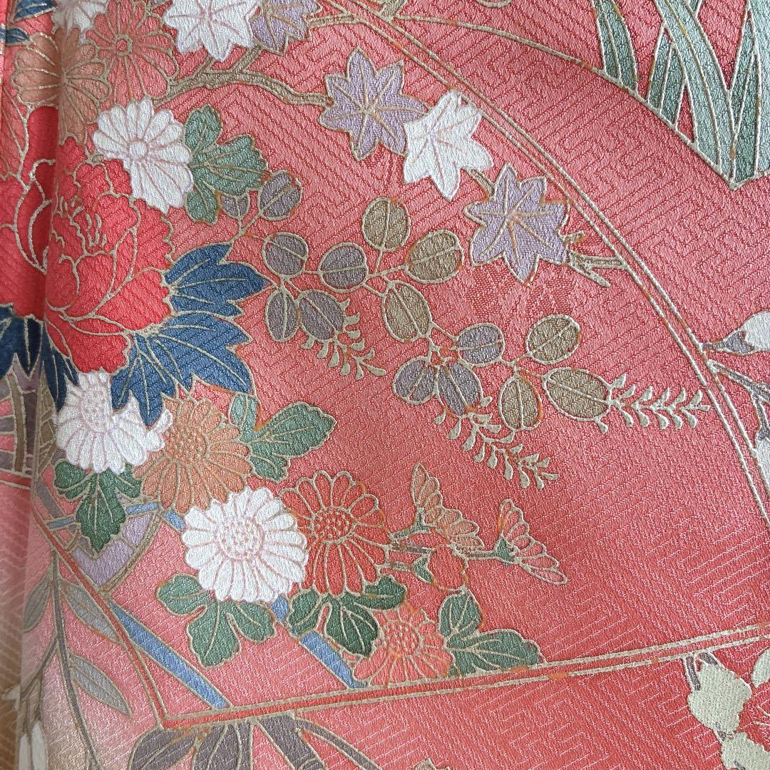 訪問着 フルセット 着物 トールサイズ ロング丈 正絹 雅やか古典 G10