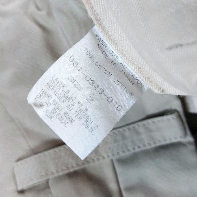 アーツアンドサイエンス コットンツイル 高密度チノテーパードパンツ