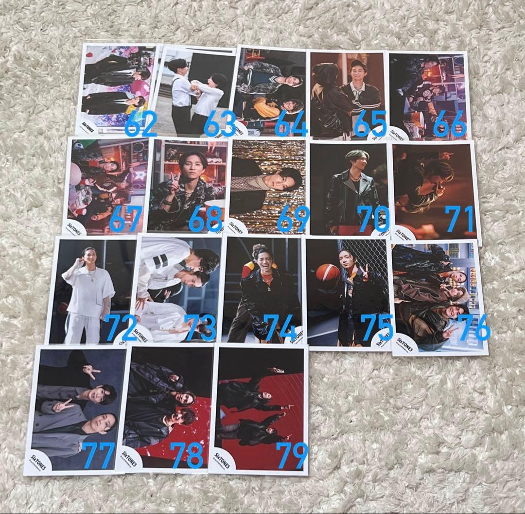 バラ売り可】SixTONES田中樹 公式写真137枚セット - メルカリ