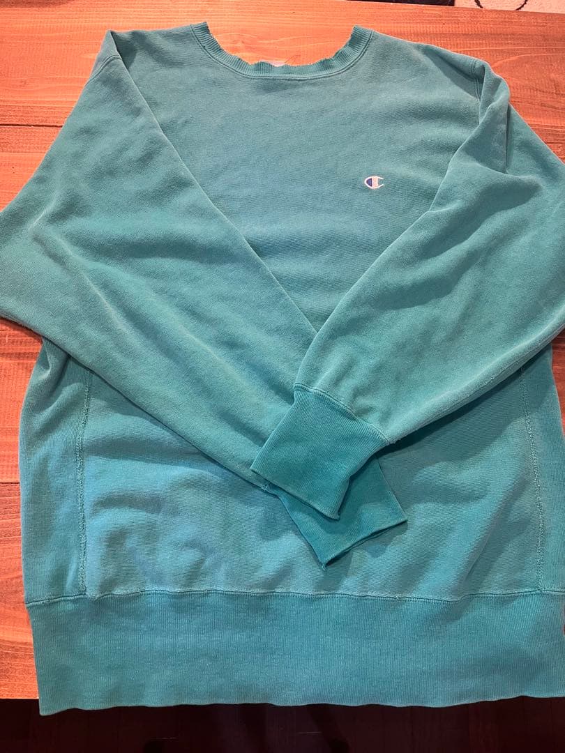 古着】Champion Reverse Weave X-Lターコイズ - メルカリ