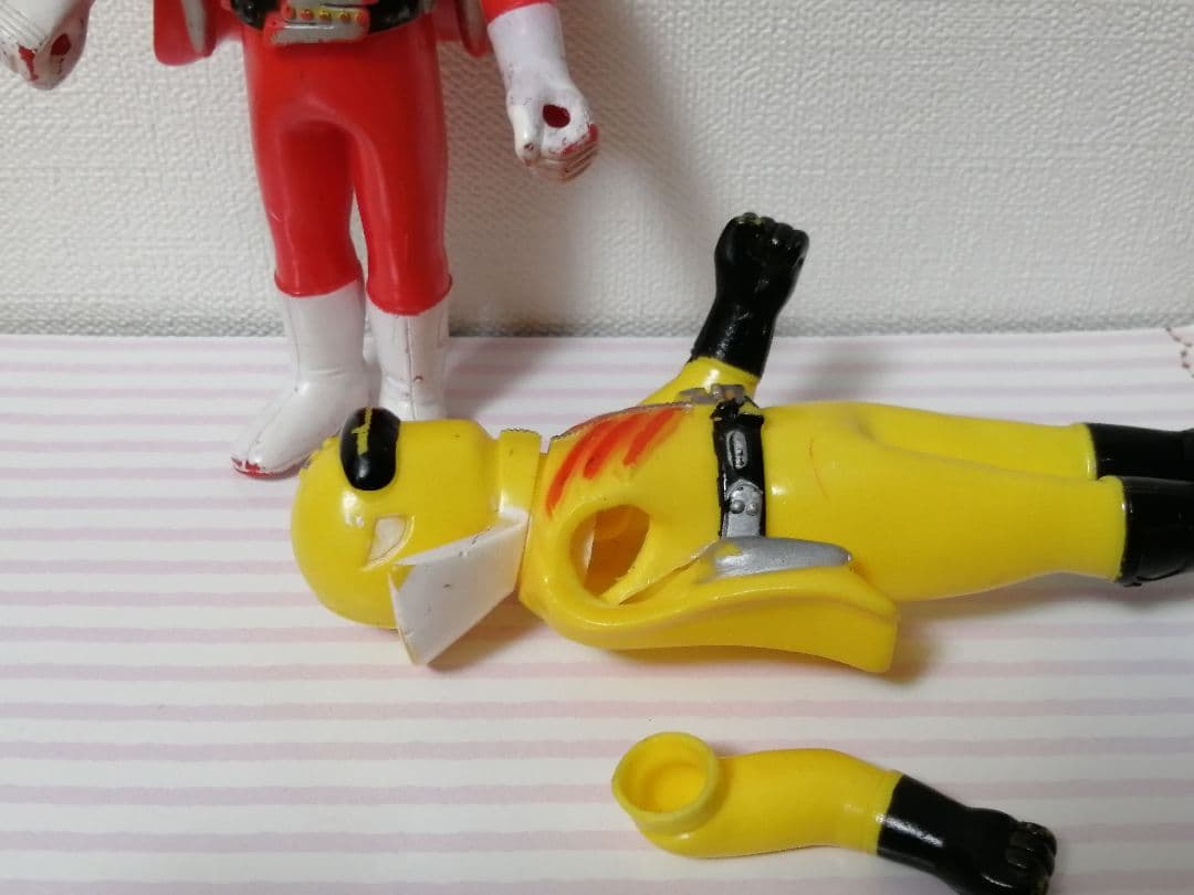 戦隊ヒーローゴレンジャー ソフビ 赤 黄 2体セット - 特撮オンライン