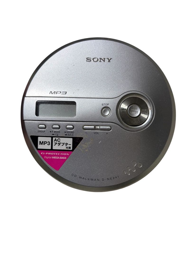 ジャンク SONY D-NE241 ポータブルCDプレイヤー 本体のみ - メルカリ