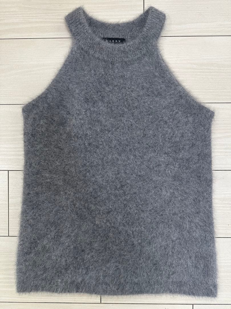 karry フォックスカシミヤ アンサンブル ニット グレー 新品未使用