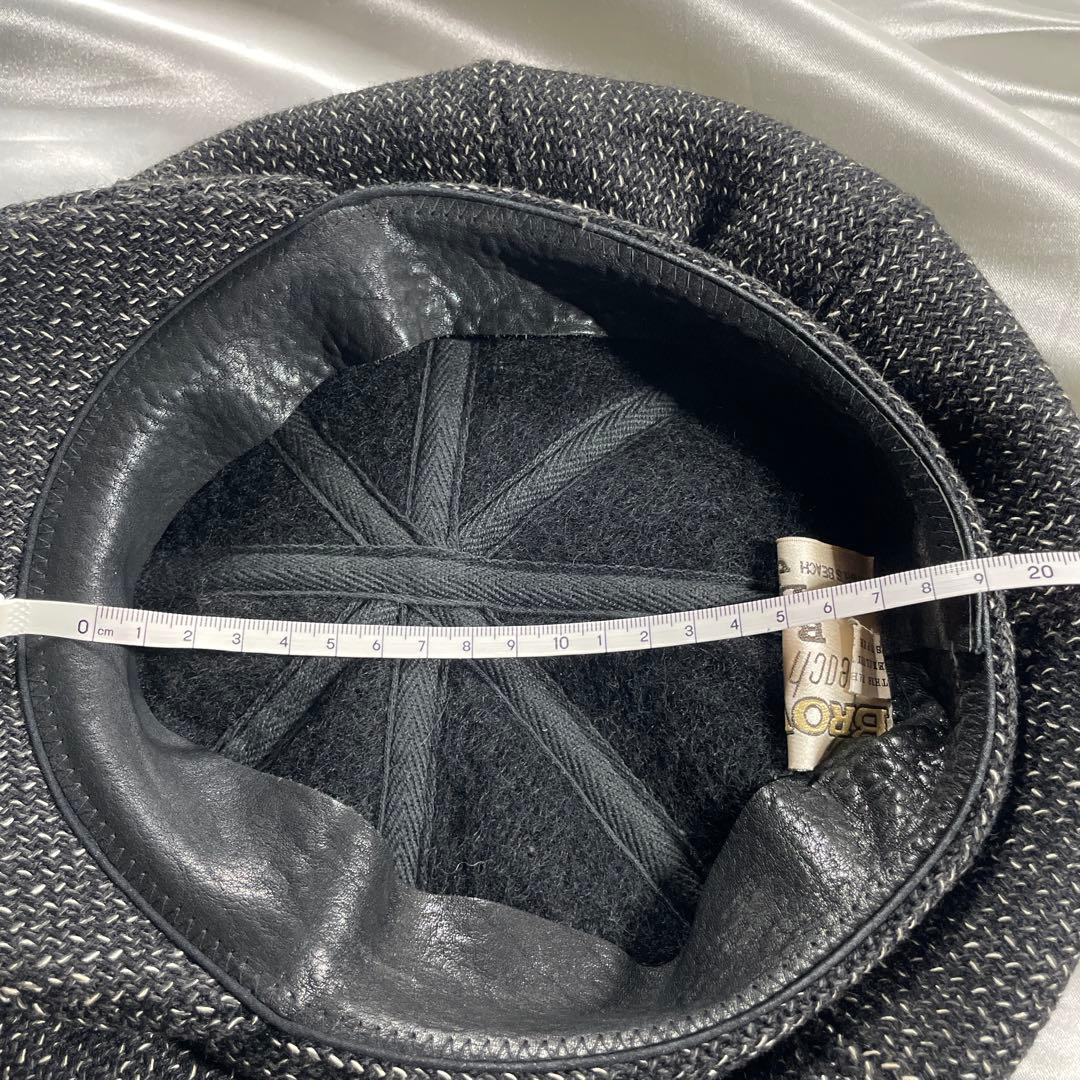 ブラウンズビーチ ゴマシオ ビーチクロス キャスケット レザー使用 内