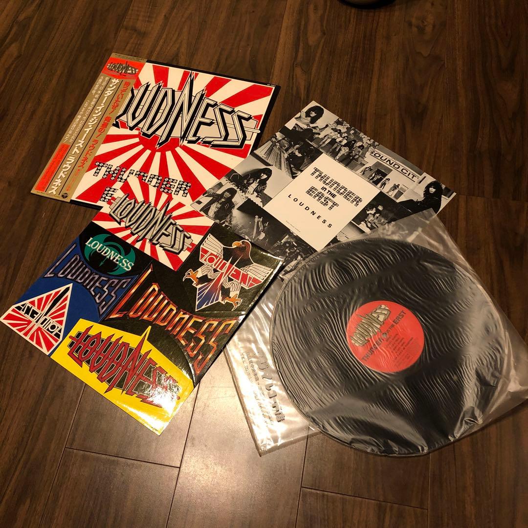 ラウドネスLPレコード ステッカー付／THUNDER IN THE EAST - メルカリ