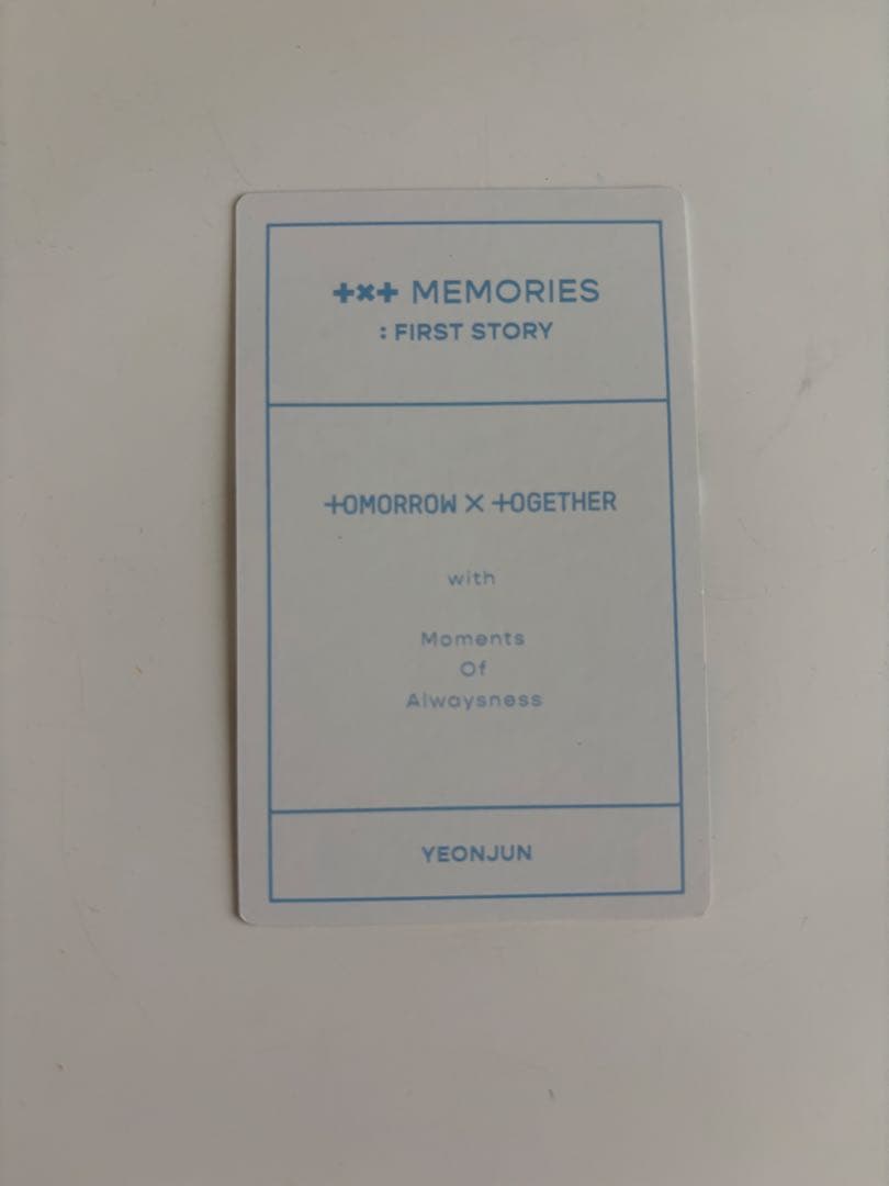 TXT ヨンジュン メモリーズ memories ト レカ - メルカリ