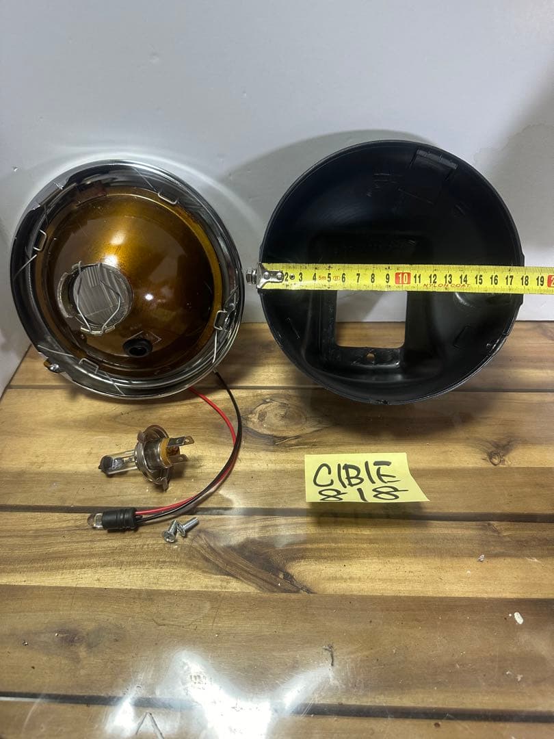 本物/当時物シビエ凹みオスカーヘッドライト/CIBIEへこみ - メルカリ