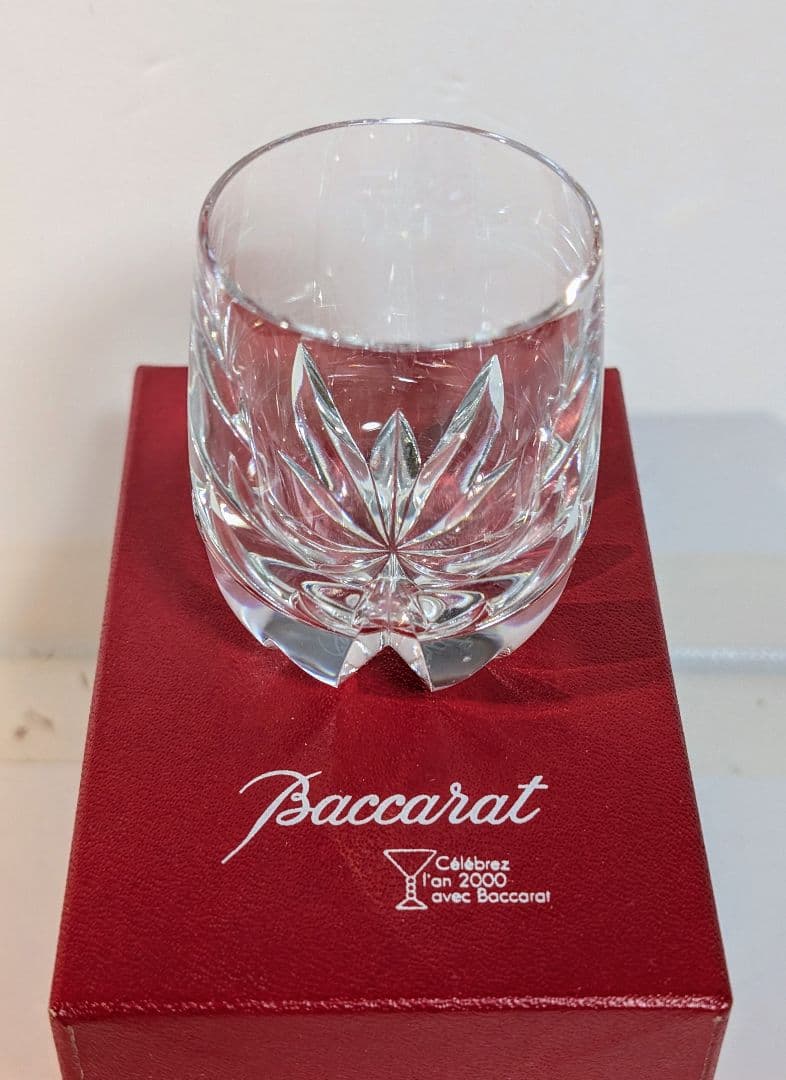 〈ビンテージバカラ クリスタルグラス(未使用品)〉 フランス 1900年代初頭 クリスタルガラス Baccarat バカラ サービス