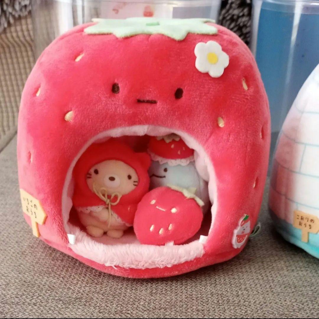 すみっコぐらし てのりぬいぐるみ いちごのおうち 喫茶すみっコでいちご