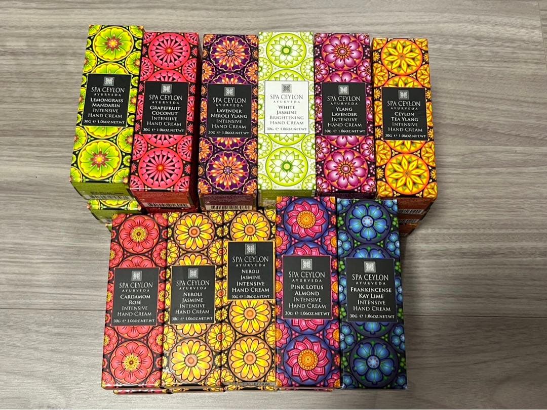 SPA CEYLON ハンドクリーム 3本セット スパセイロン 30g - メルカリ