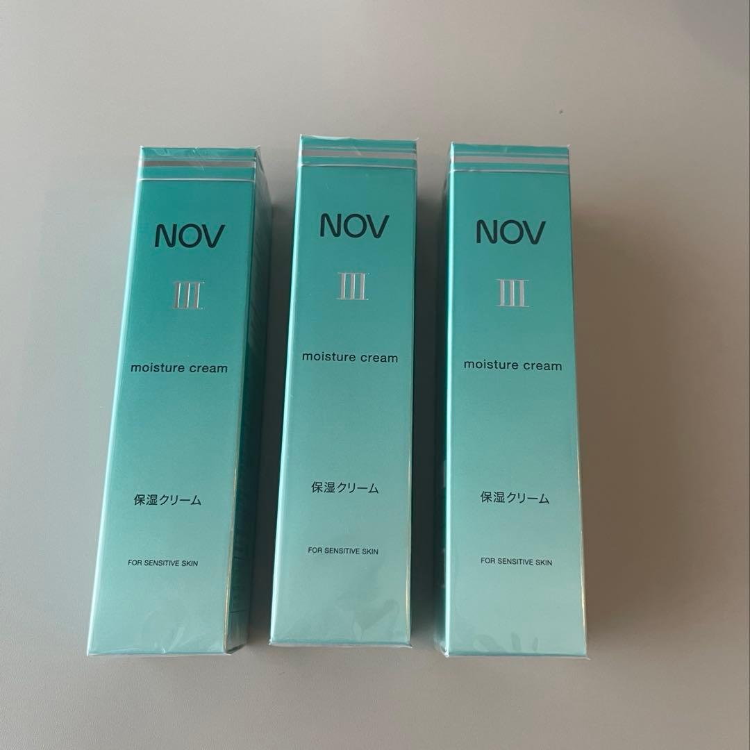 【3個セット】NOV Ⅲ モイスチュアクリーム 45ｇ×3個 Amazon | NOV ノブIII モイスチュアクリーム 45g ＜保湿クリーム