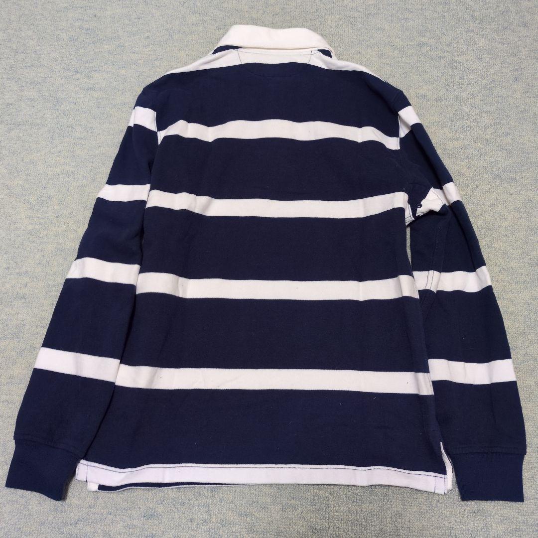 Polo Ralph Lauren ポロシャツ 裏起毛 ネイビー/ホワイト S - メルカリ