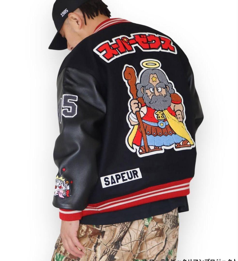 SAPEur ビックリマン バーシティジャケット サプール スタジャン XXL