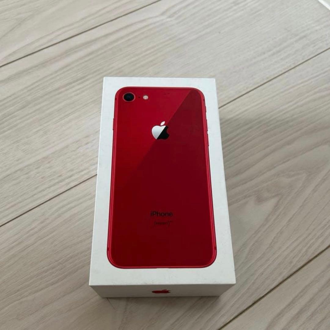 iPhone8 64GB PRODUCT RED Sim フリー - メルカリ