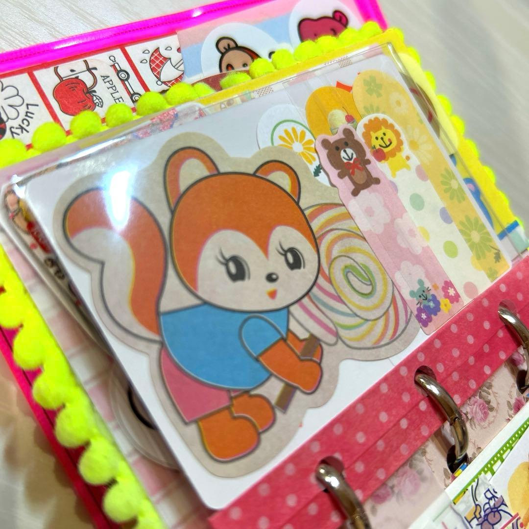 1077 おすそ分けファイル 昭和レトロ3つ穴バインダー - メルカリ