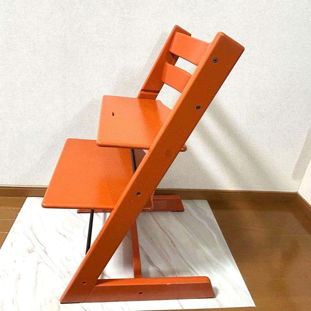 美品】STOKKEトリップトラップ ベビーチェア シリアル4 廃盤色