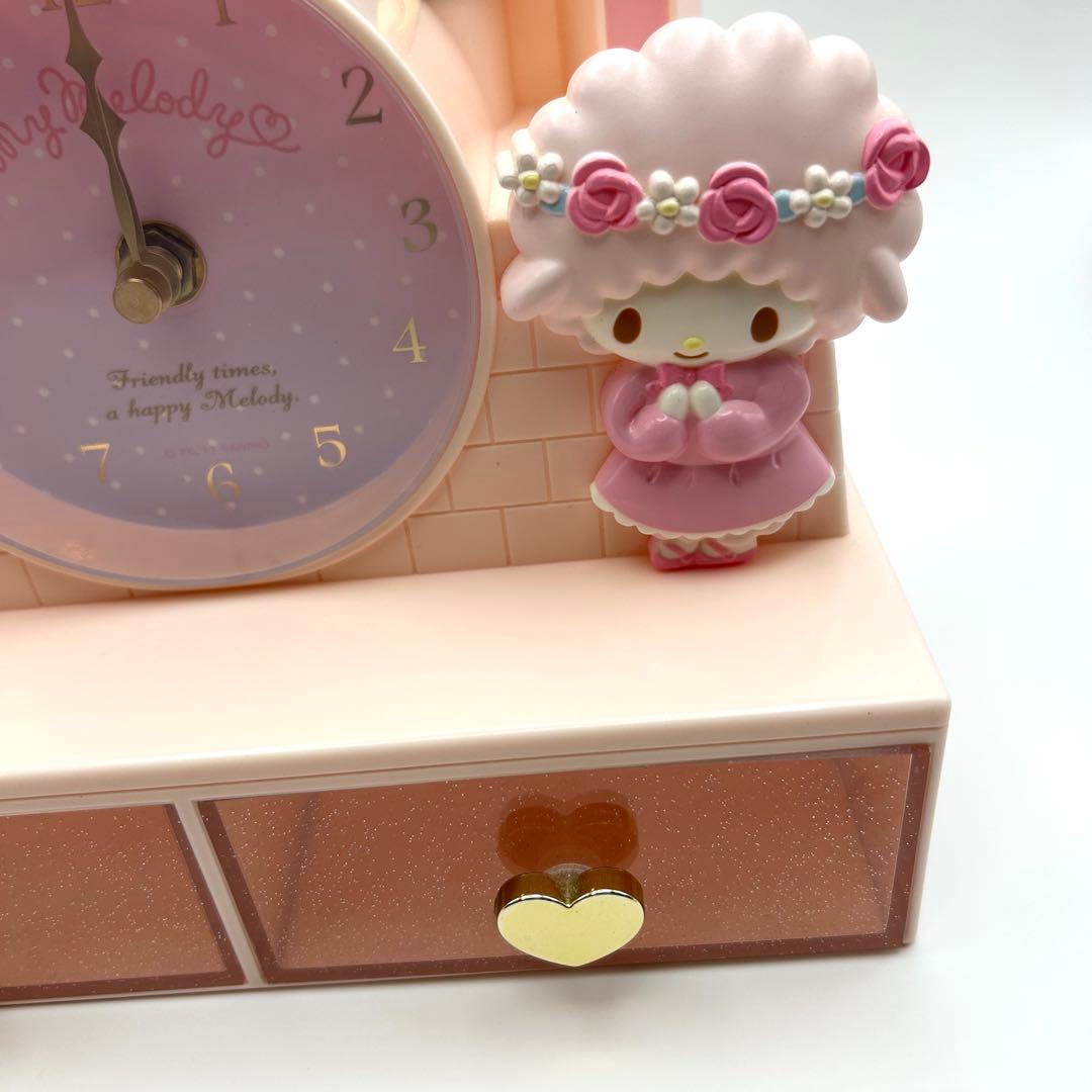 レア】マイメロディ お城型 チェスト付き置き時計 サンリオ - メルカリ