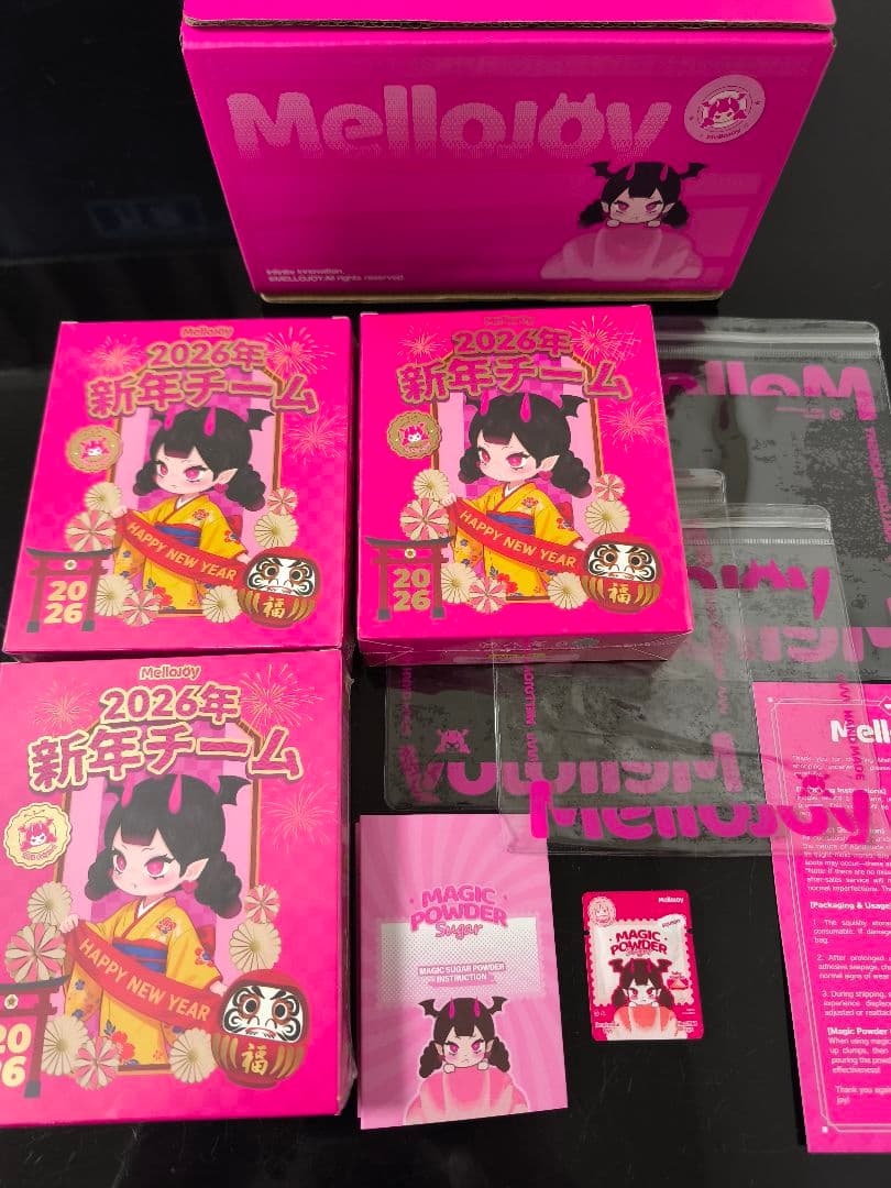 メロジョイMellajoy 2026年新年チーム 新品未開封3個セット - メルカリ