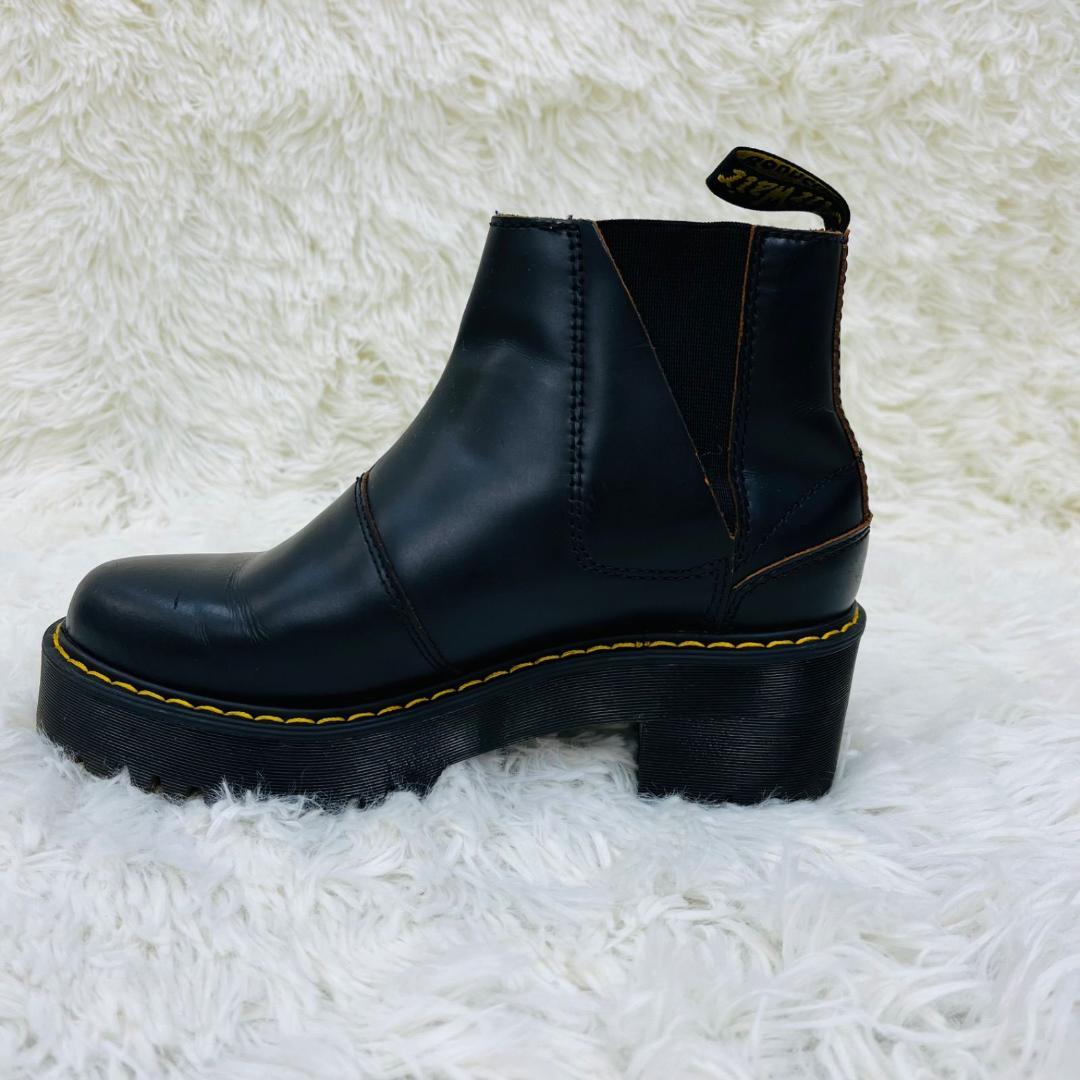 Dr.Martens ドクターマーチン 23.5cm レザー サイド厚底ジップ