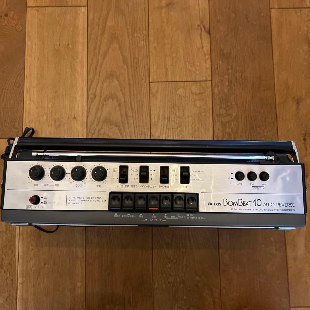 TOSHIBA RT-8550S 東芝ステレオカセットレコーダー 通電確認済 - メルカリ